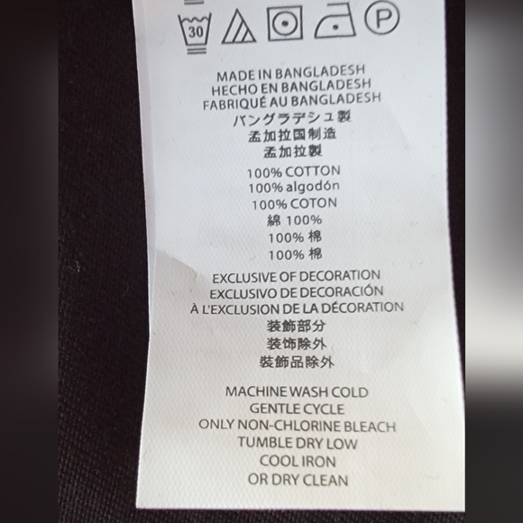 Michael Kors MK Black Polo Shirt NEW Medium - Picture 4 of 4